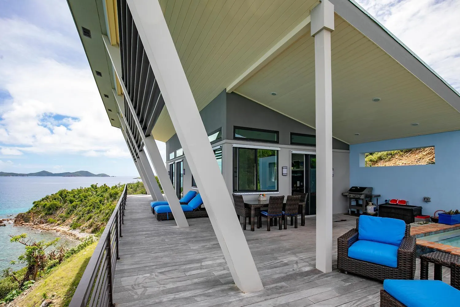 Eco Haute - Romantic Luxury Villa St John Usvi Ocean Views Private Pool 美属维京群岛
